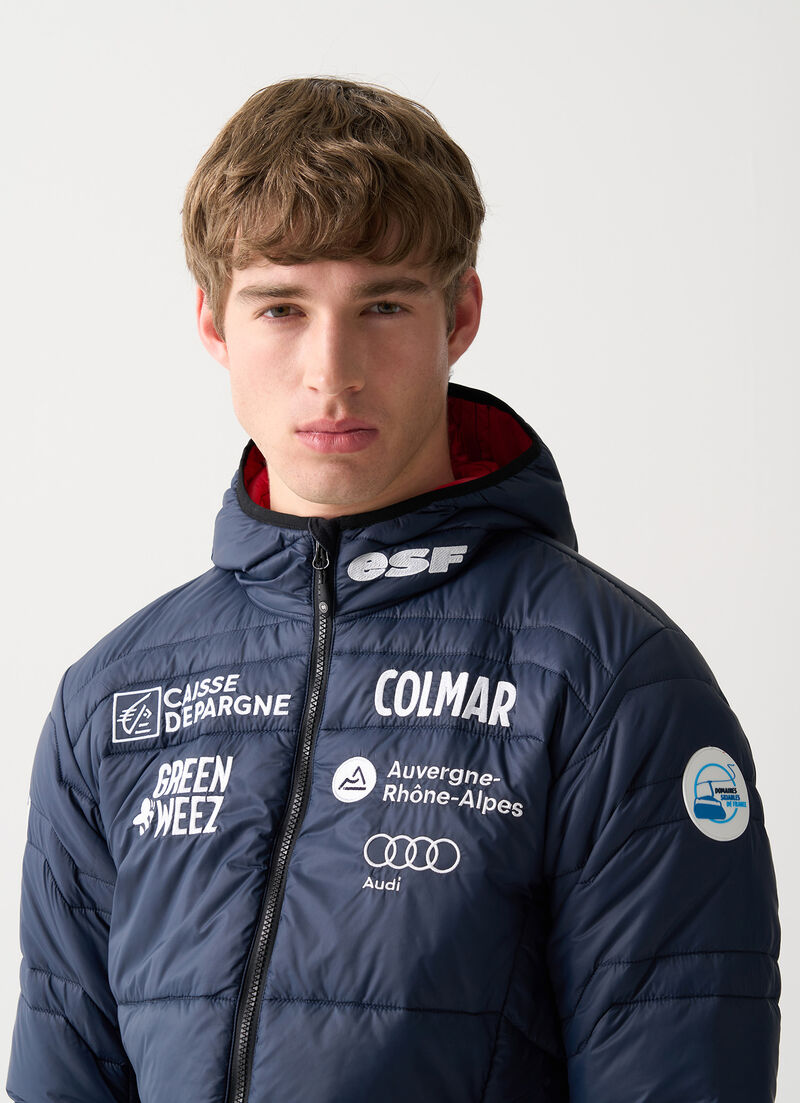 French national team quilted jacket