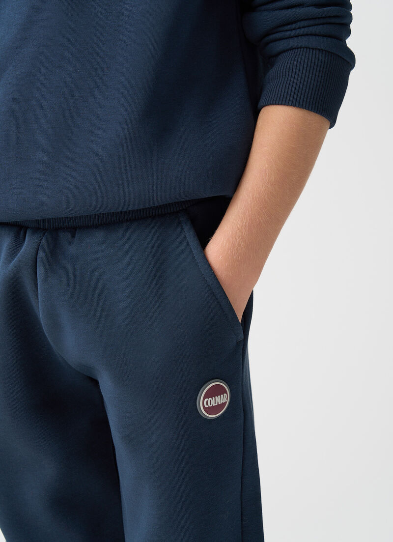 Cotton tracksuit bottoms