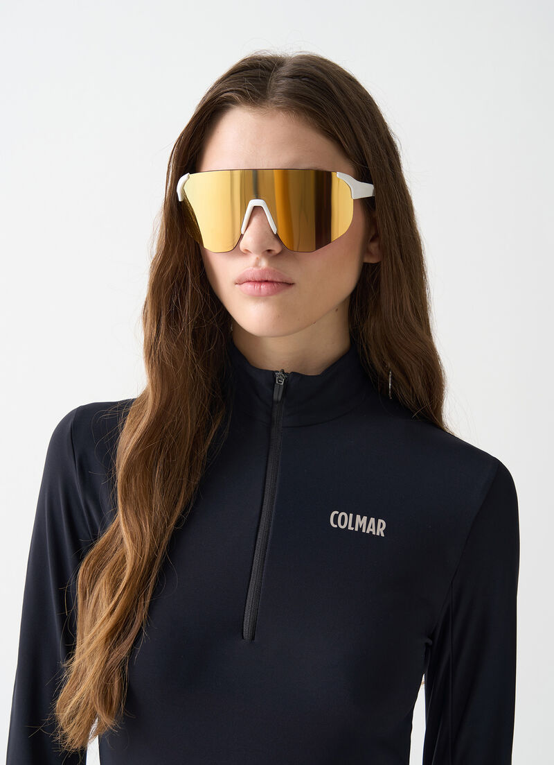 Stretch fleece bodysuit