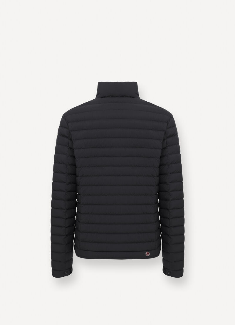 Light down jacket with padded collar
