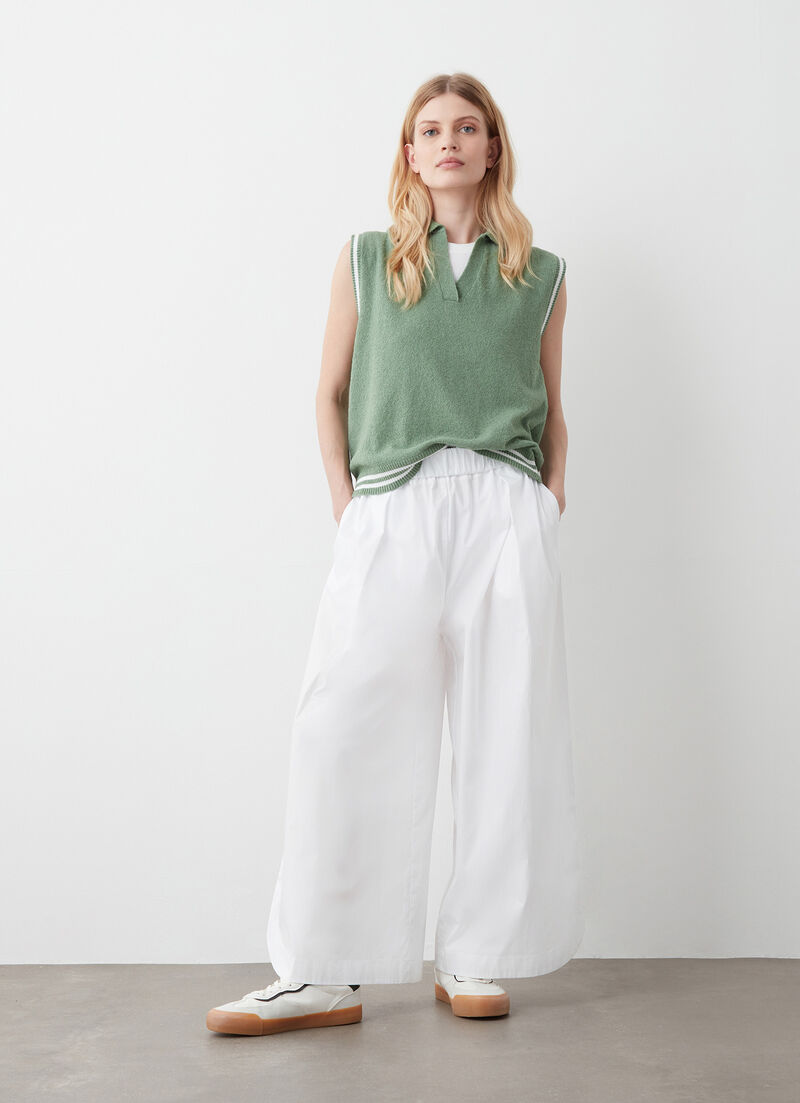 Wide-leg trousers