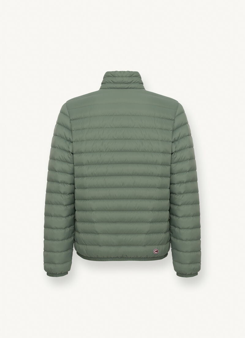 Padded collar down jacket