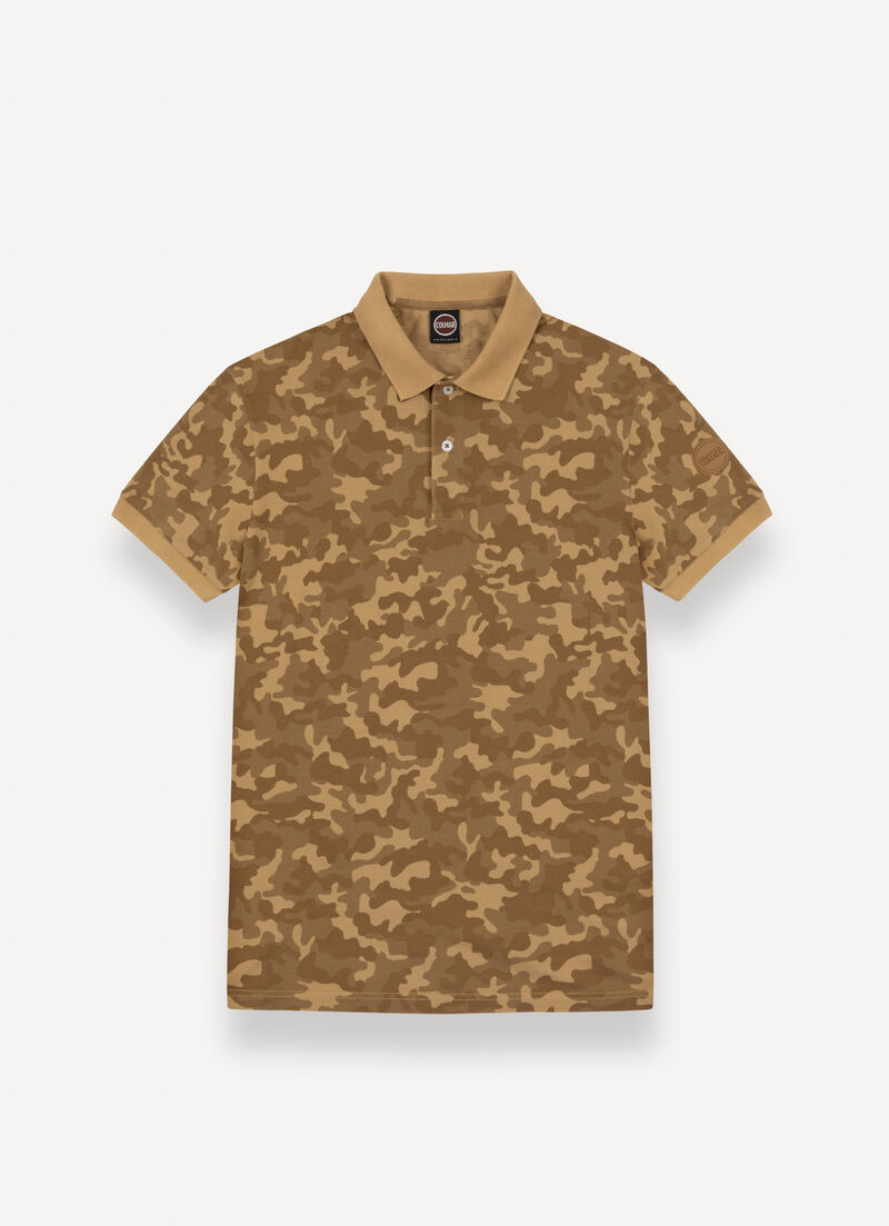 Camouflage polo-shirt