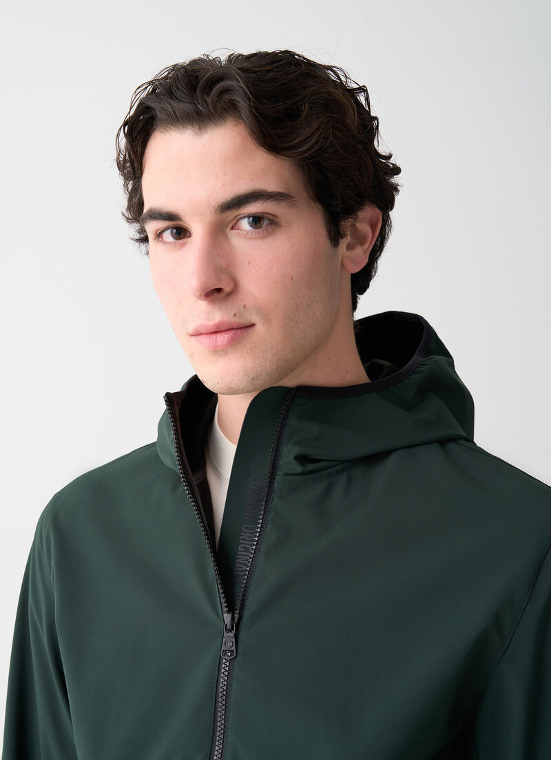 Softshell hooded jacket