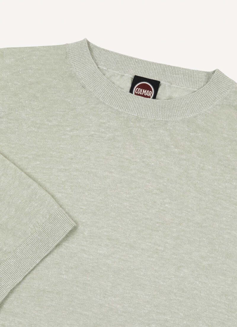 Lightweight linen and cotton sweater