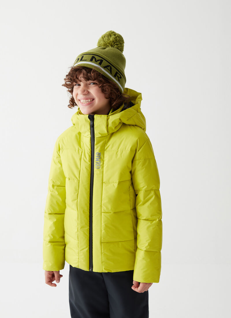 Boys’ puffy ski jacket