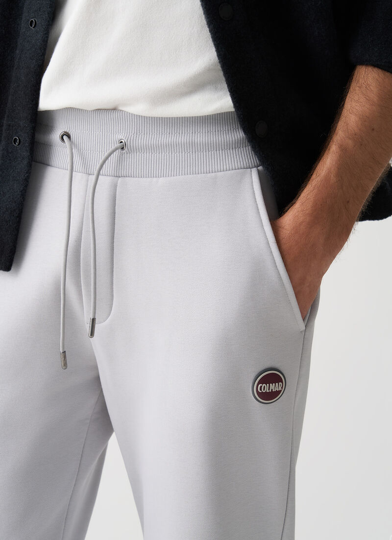 Cotton tracksuit bottoms