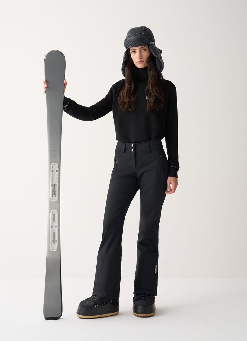 Dressy softshell ski trousers