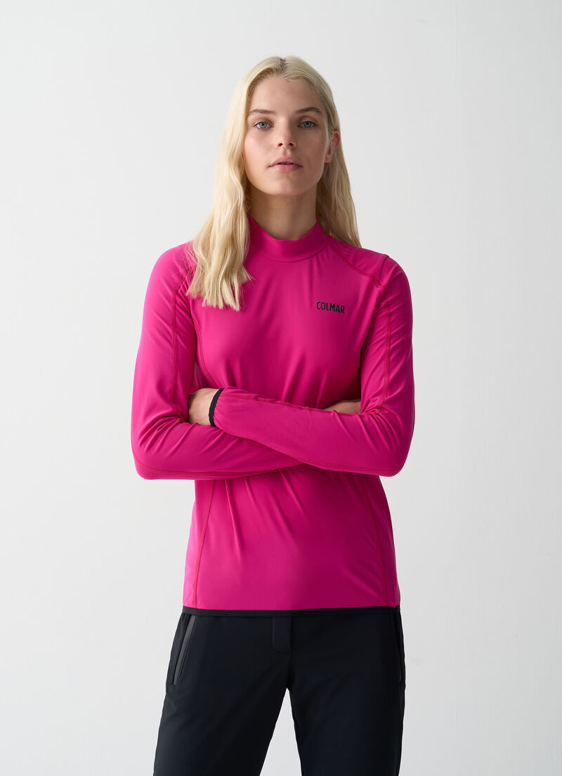 Thermal stretch ski jumper