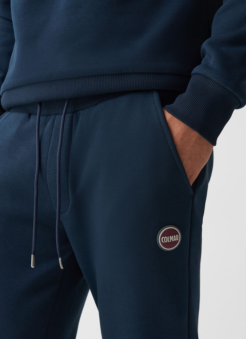 Cotton tracksuit bottoms