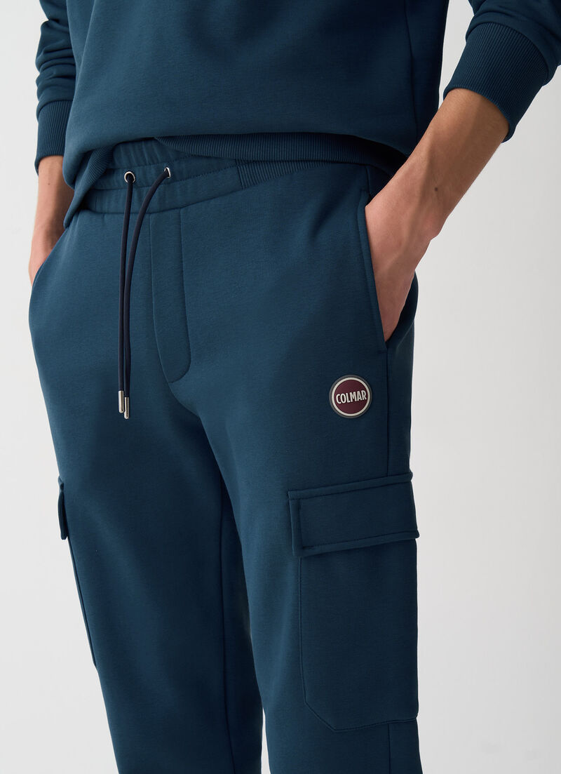 Cargo-style tracksuit bottoms