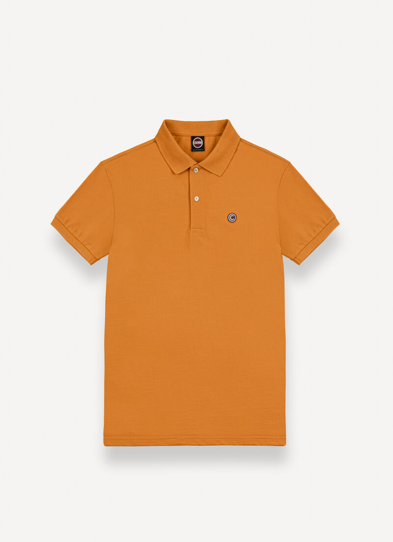 Piqué polo-shirt with ribbed trims