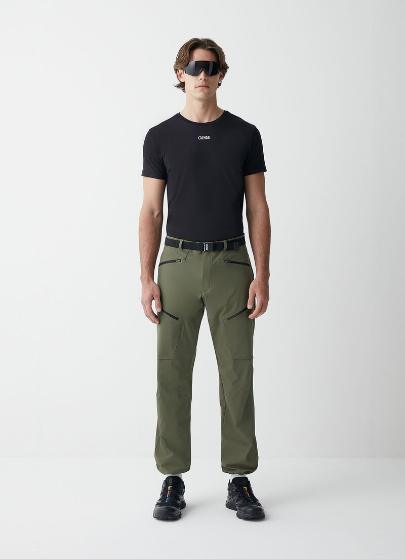 Multi-pocket technical trousers