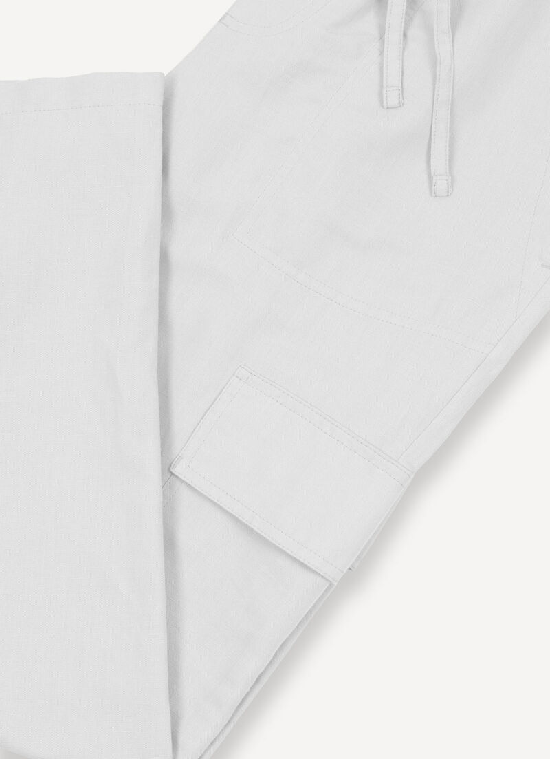 Linen safari trousers