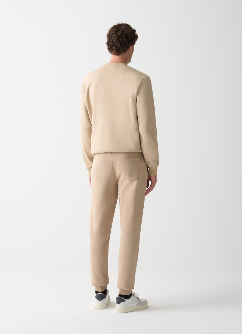 Cotton tracksuit bottoms