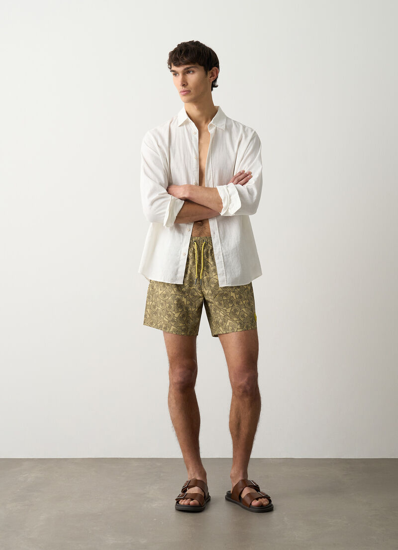 Swimsuit with all-over print