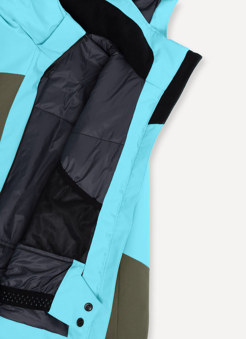 Boys’ colourblock ski jacket