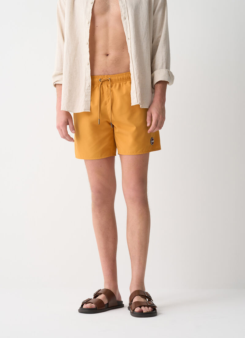 Solid-colour swimsuit