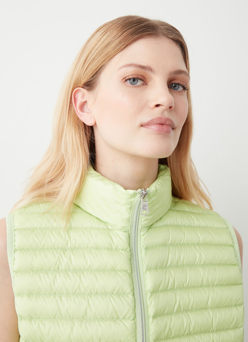 Quilted down gilet