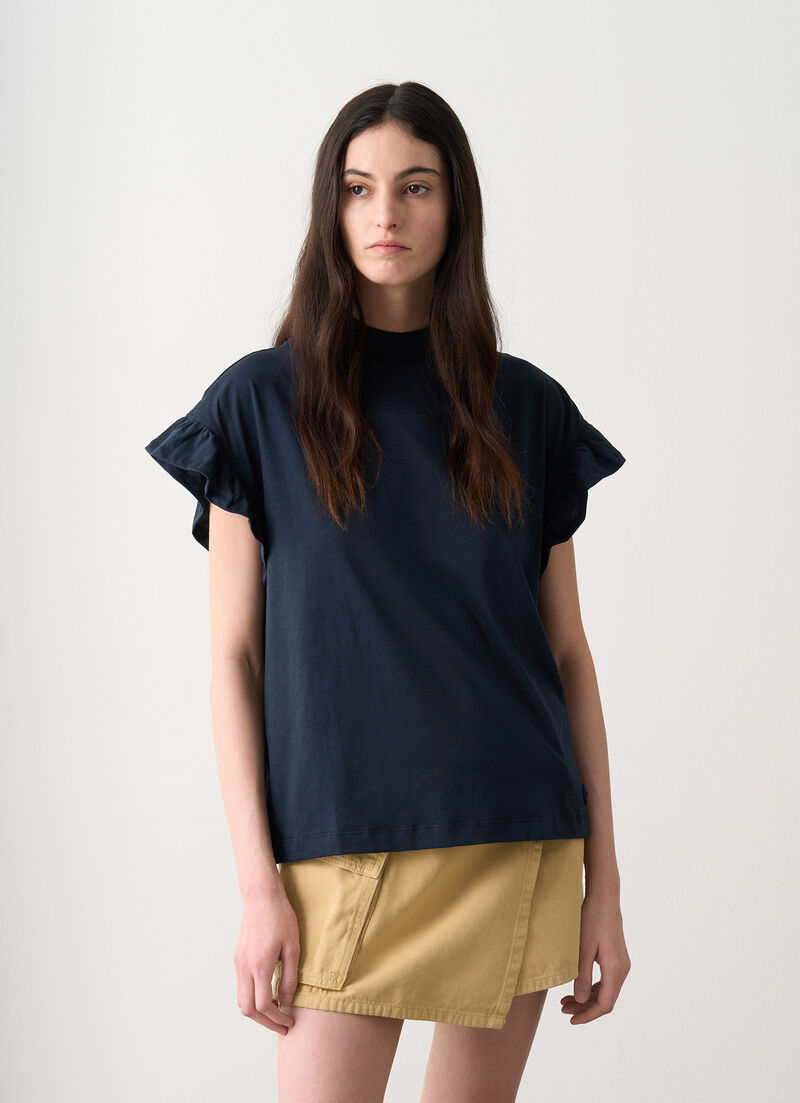 T-shirt with ruching