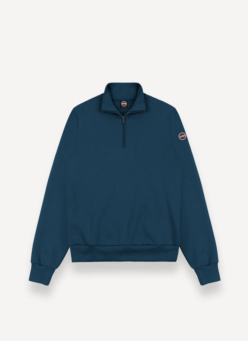 Half zip sweatshirt