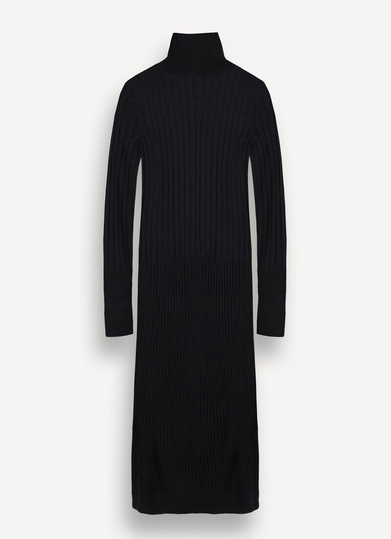 Wool midi dress