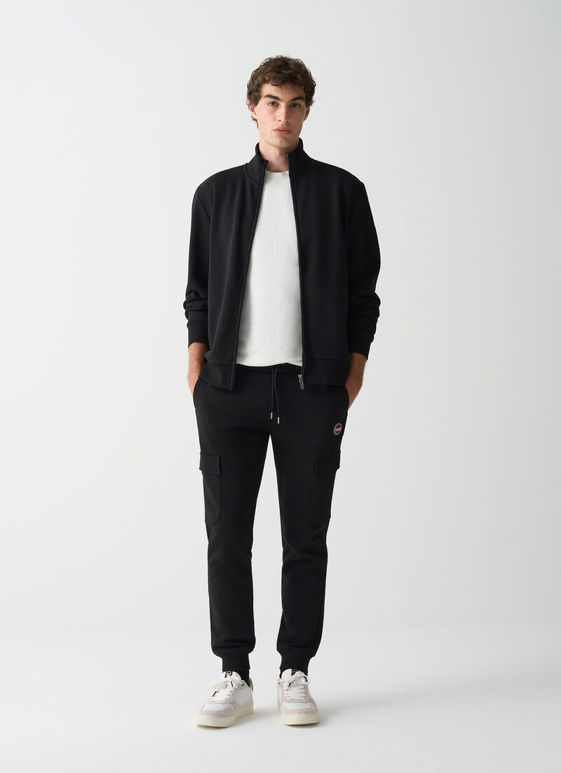 Cargo-style tracksuit bottoms