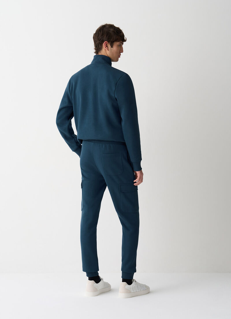 Cargo-style tracksuit bottoms