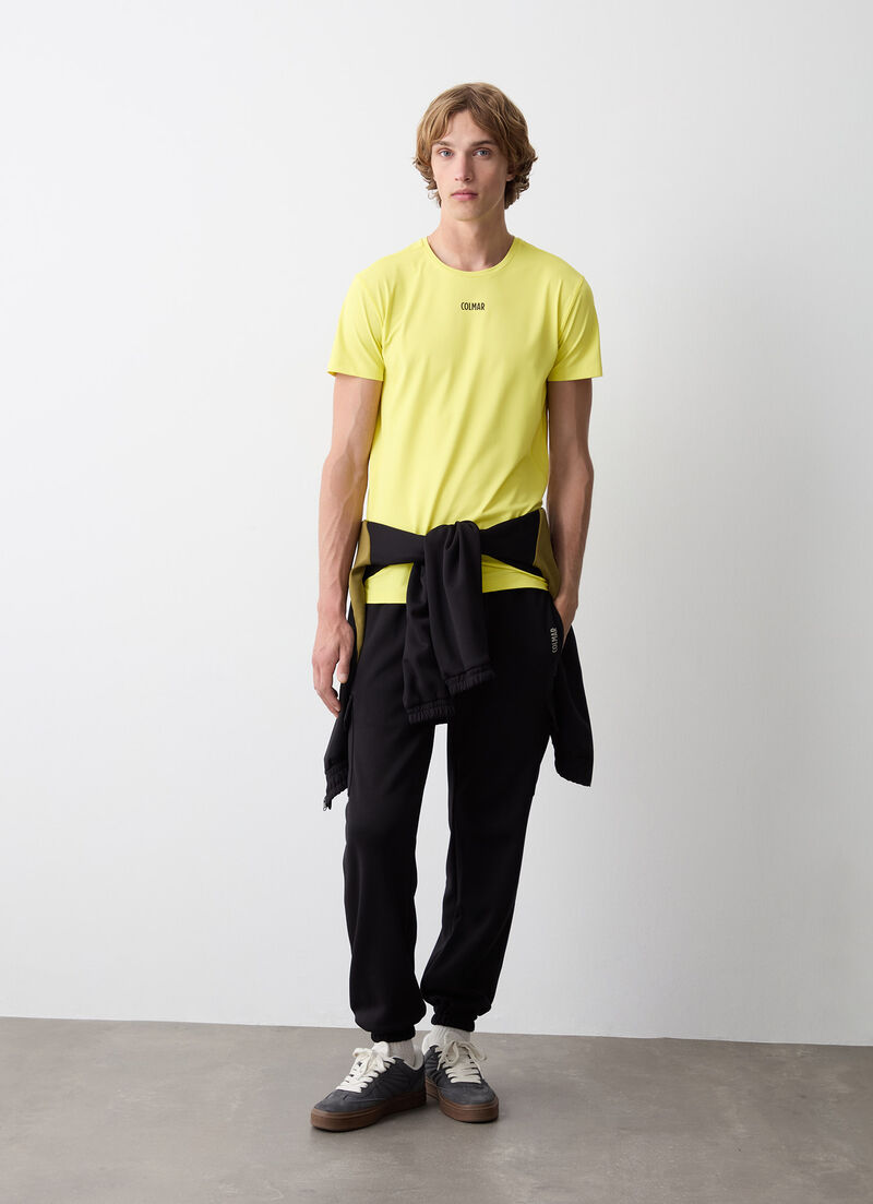 Short-sleeved T-shirt in stretch jersey