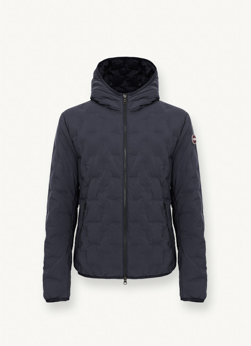 Quilted jacket with hood