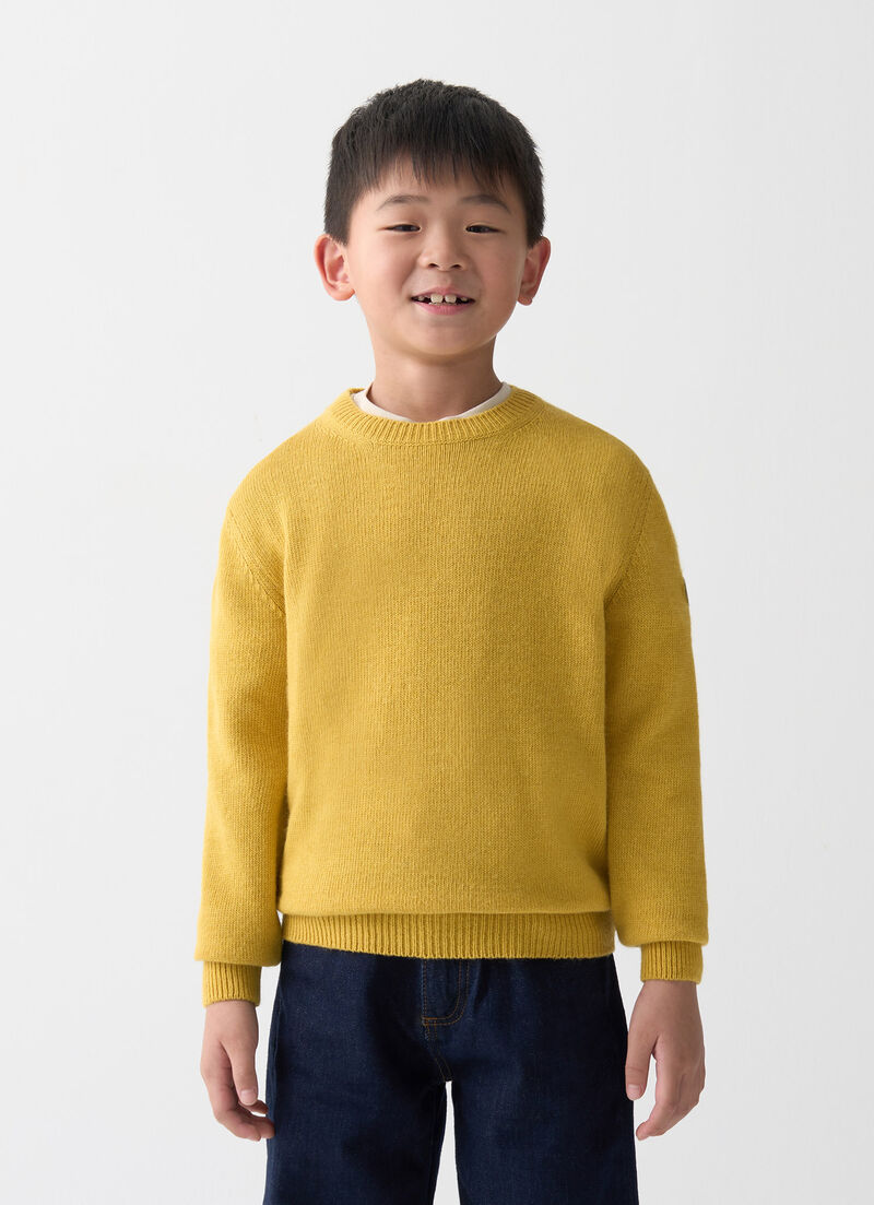 Unisex round-neck pullover