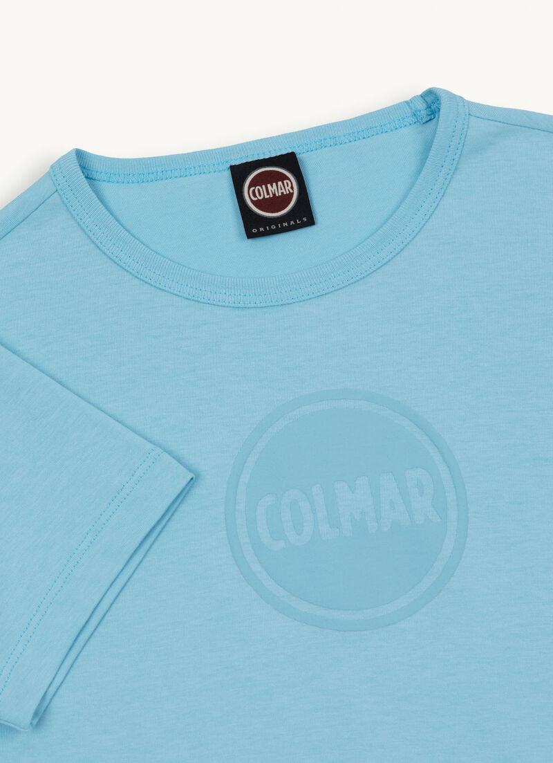 Cotton T-shirt with maxi Colmar logo
