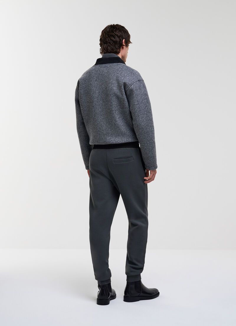 Tracksuit bottoms with nylon inserts