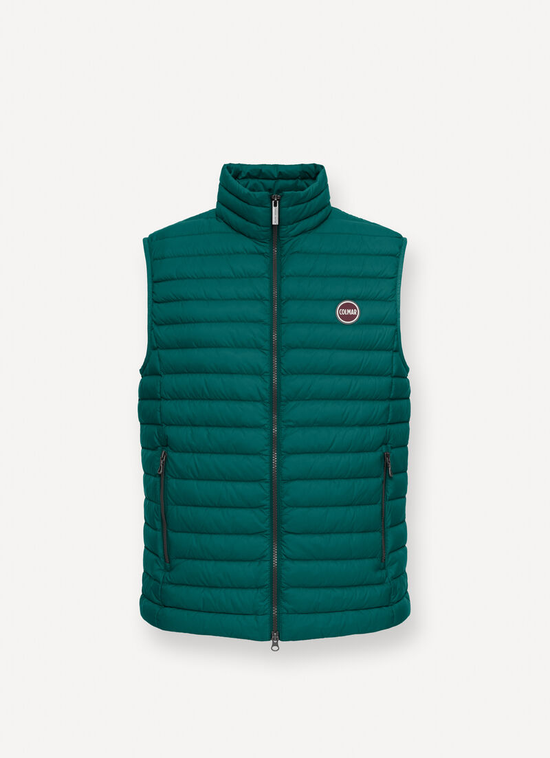 Quilted down gilet