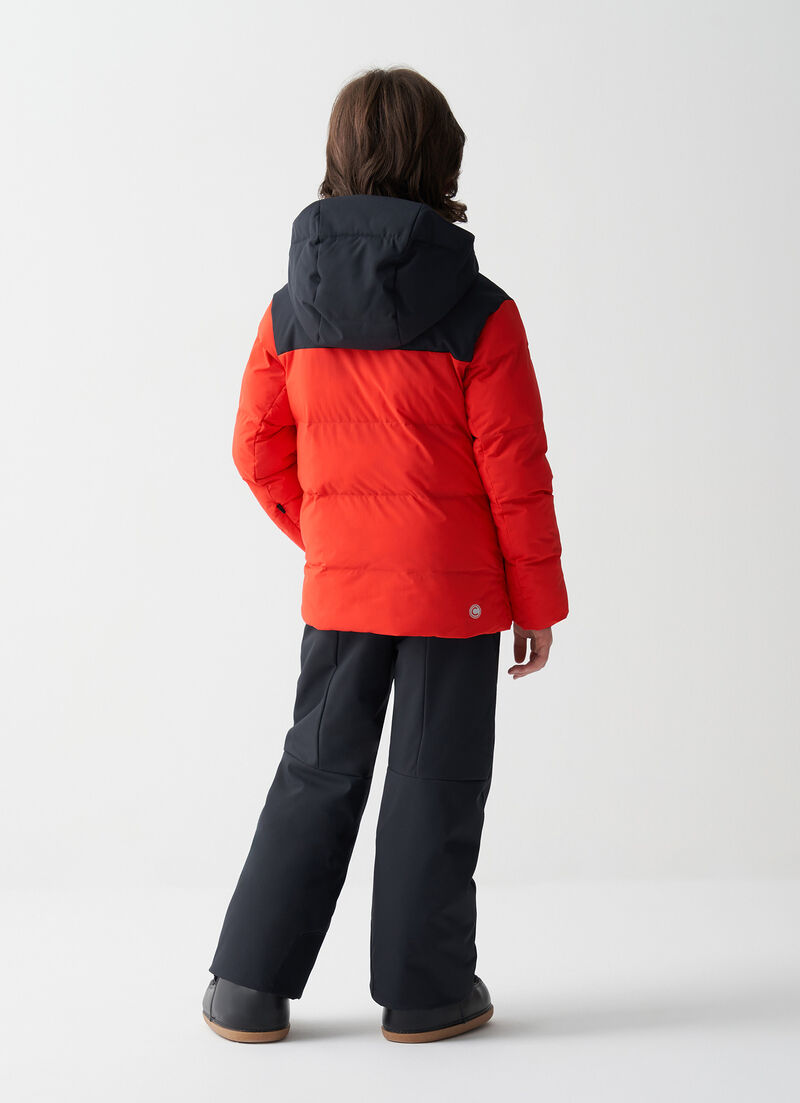 Puffy boy's ski jacket