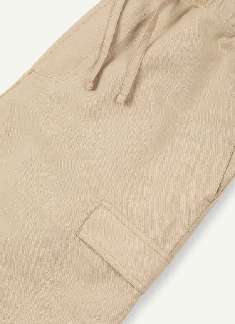 Linen safari shorts