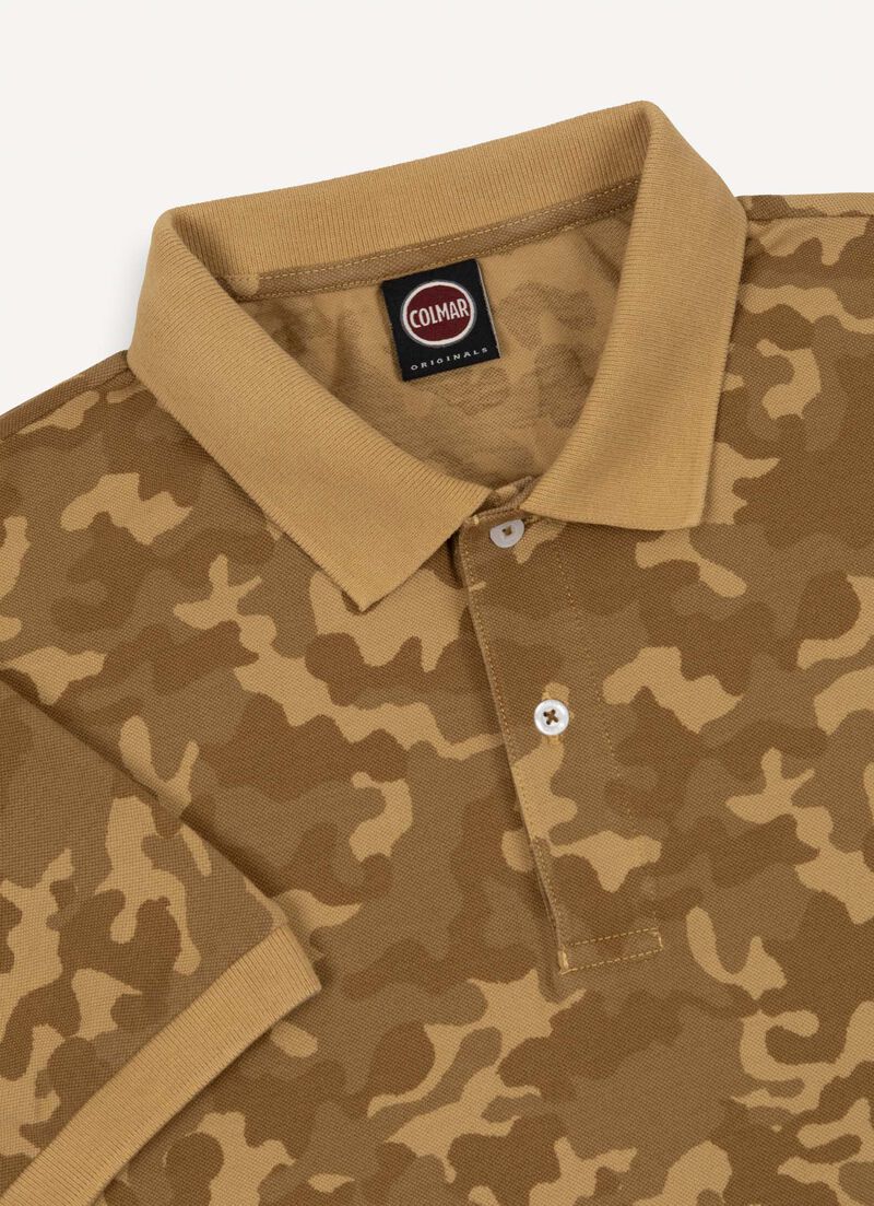 Camouflage polo-shirt
