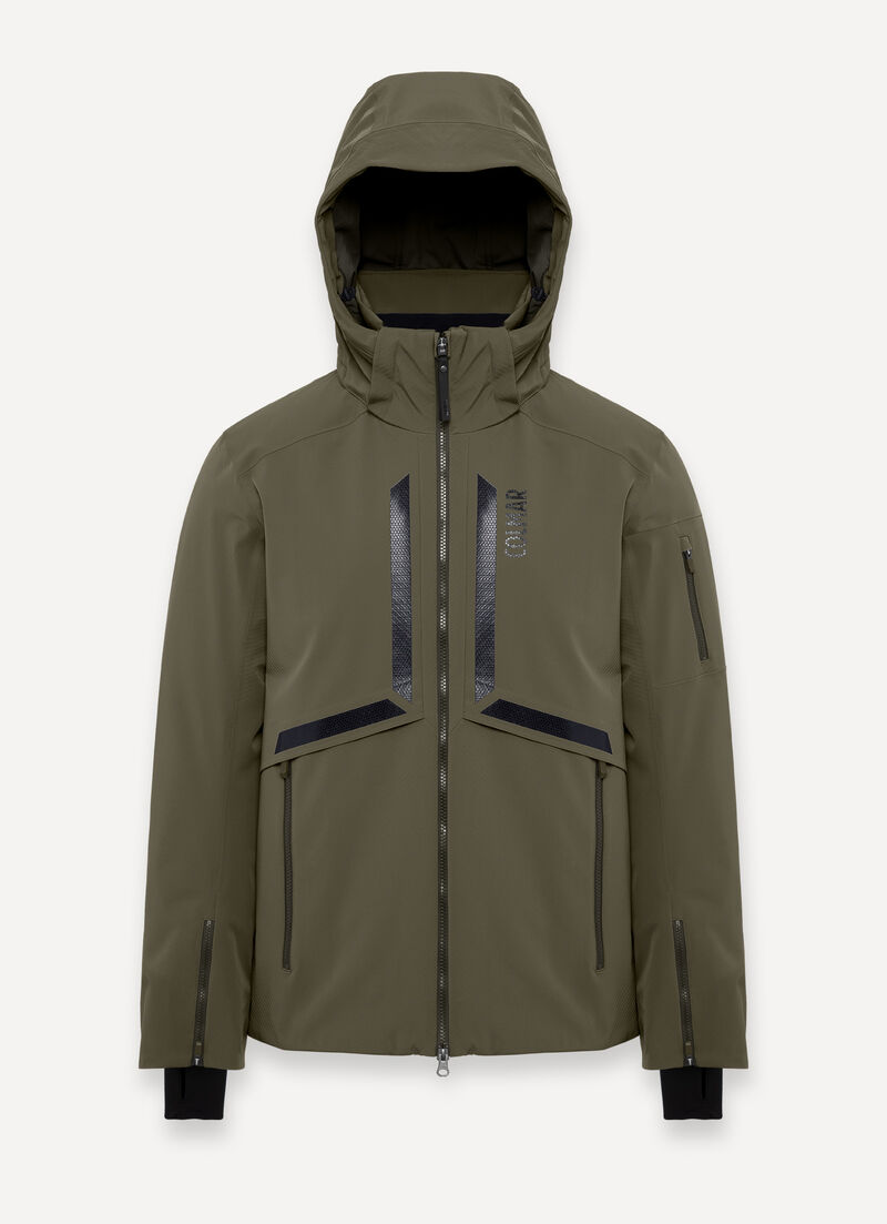 Attitude 3D ski jacket with seamless balaclava