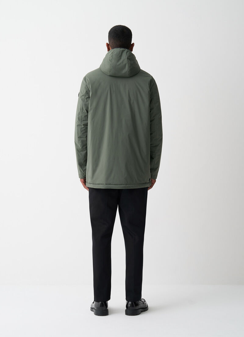 Long autumn-weight stretch jacket