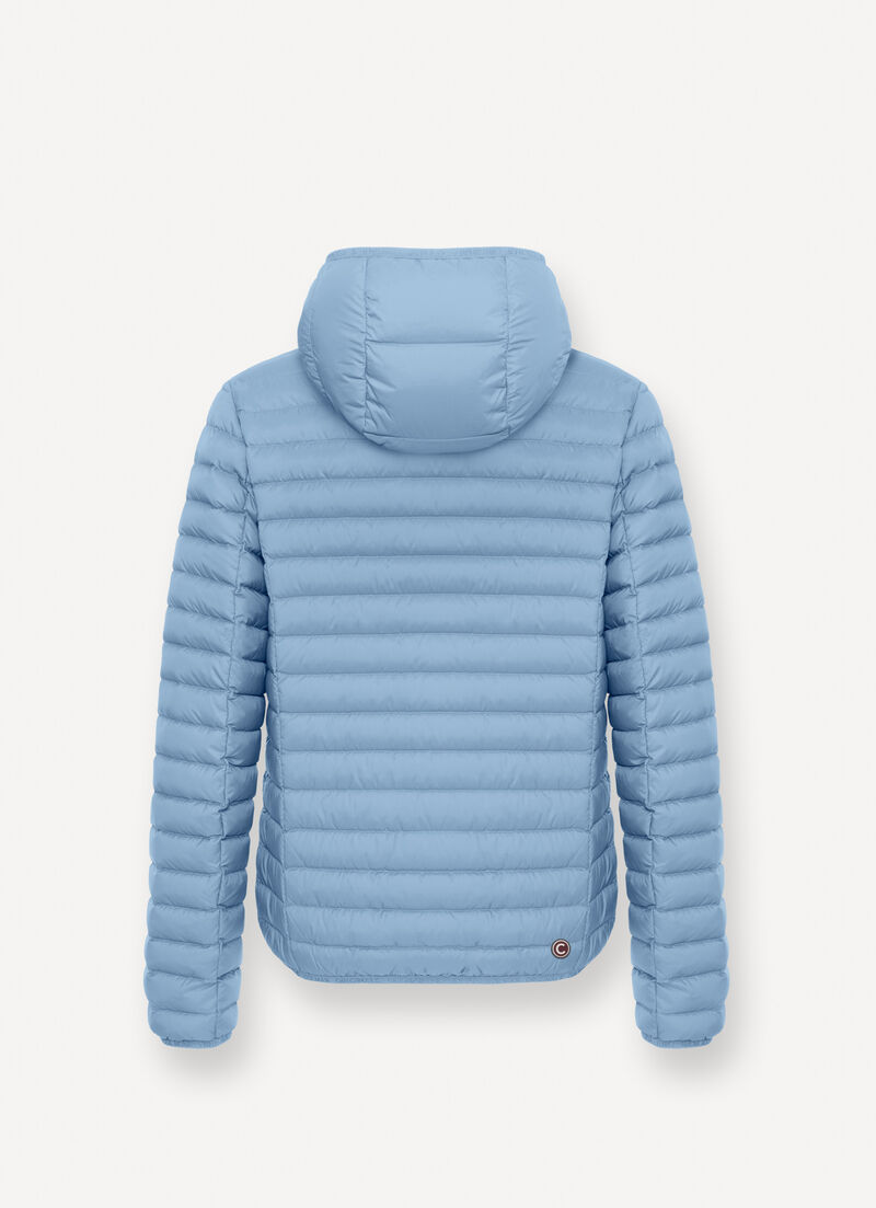 Light down jacket with hood