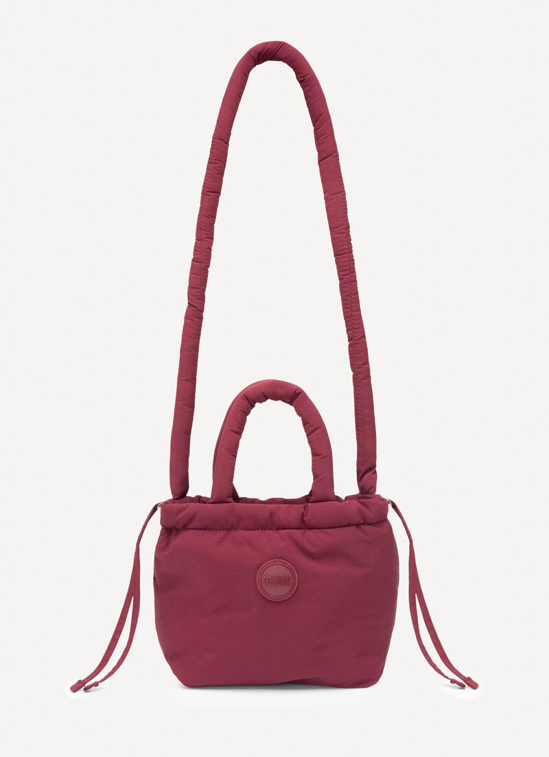 Puffy bucket bag