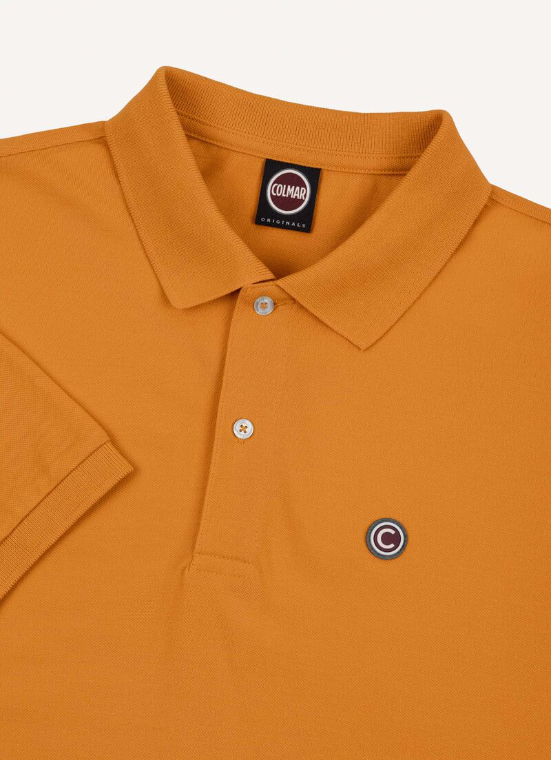 Piqué polo-shirt with ribbed trims