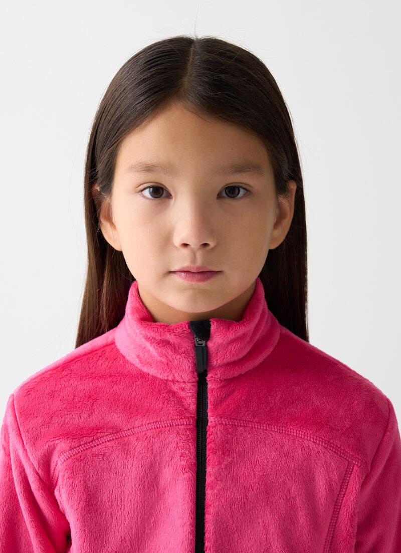 Girl's plush ski fleece