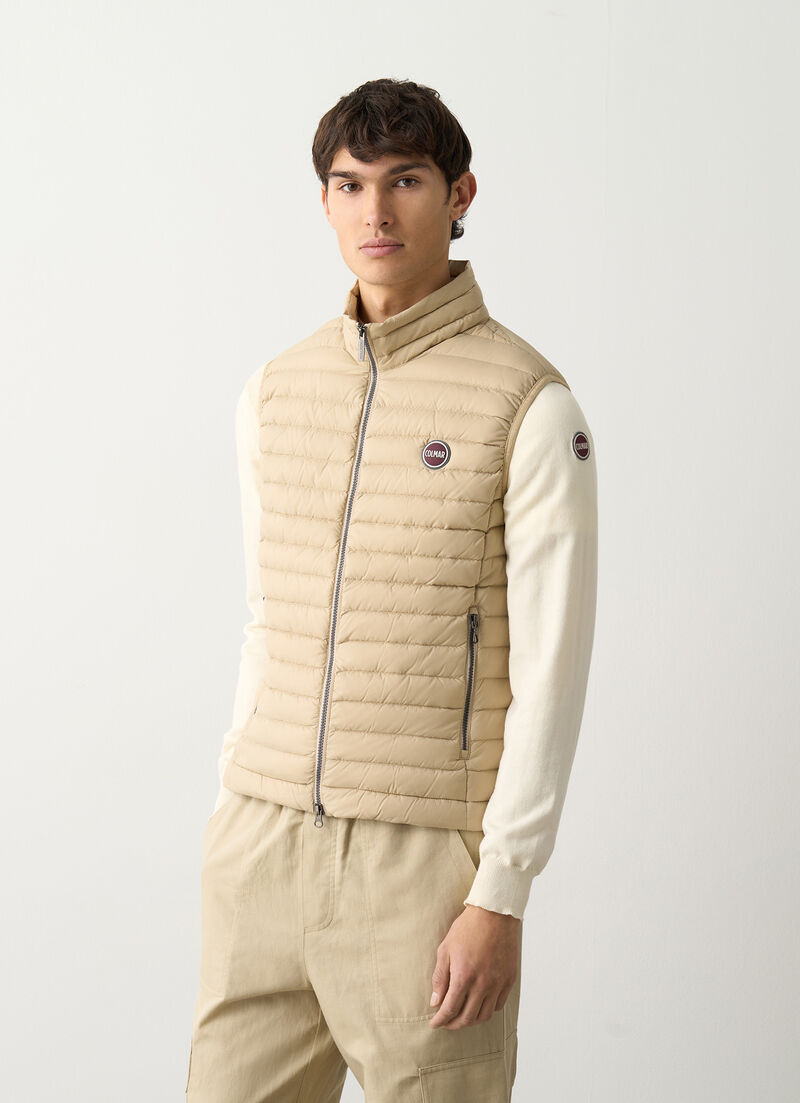 Quilted down gilet