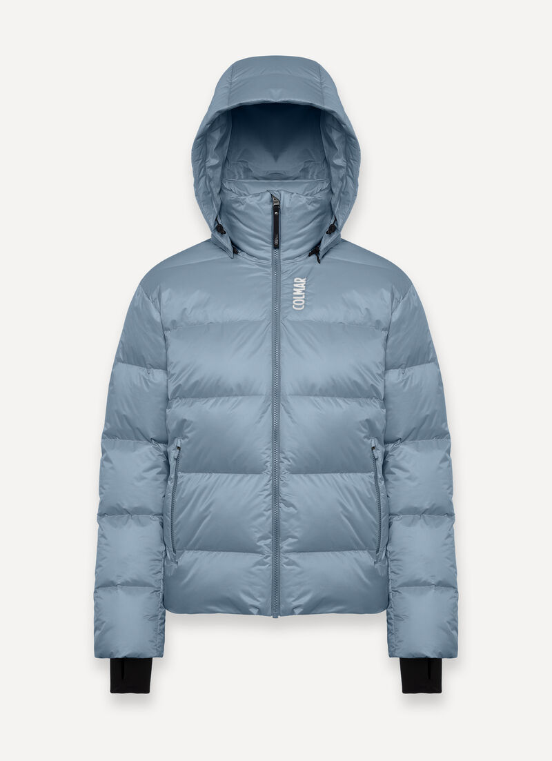 Puffy padded ski jacket