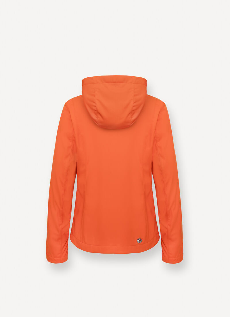 Softshell hooded jacket