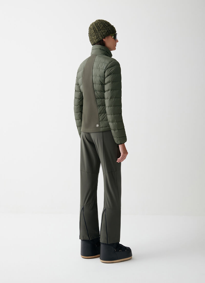 Padded water-repellent outdoor jacket