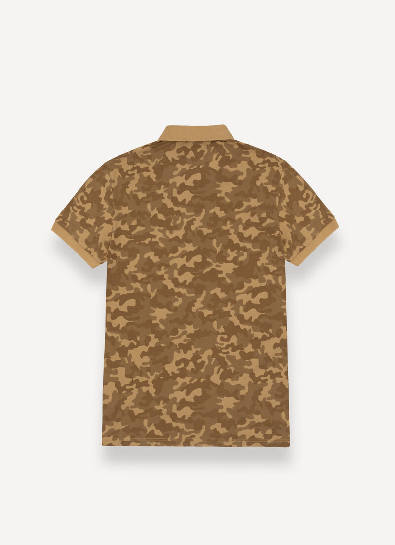 Camouflage polo-shirt