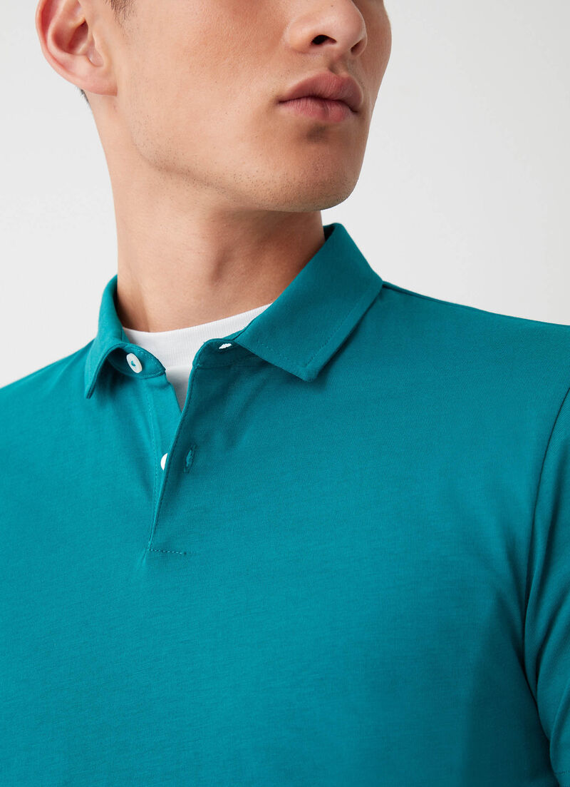 100% Supima® cotton polo-shirt
