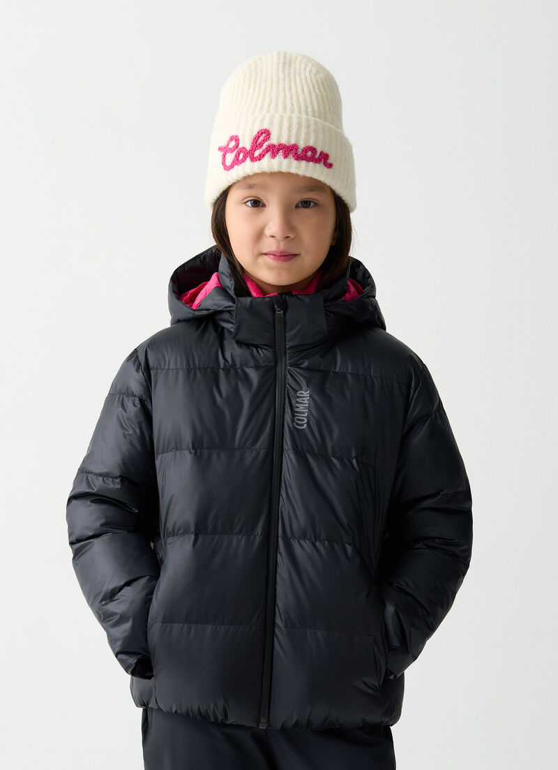 Puffy girl's ski jacket